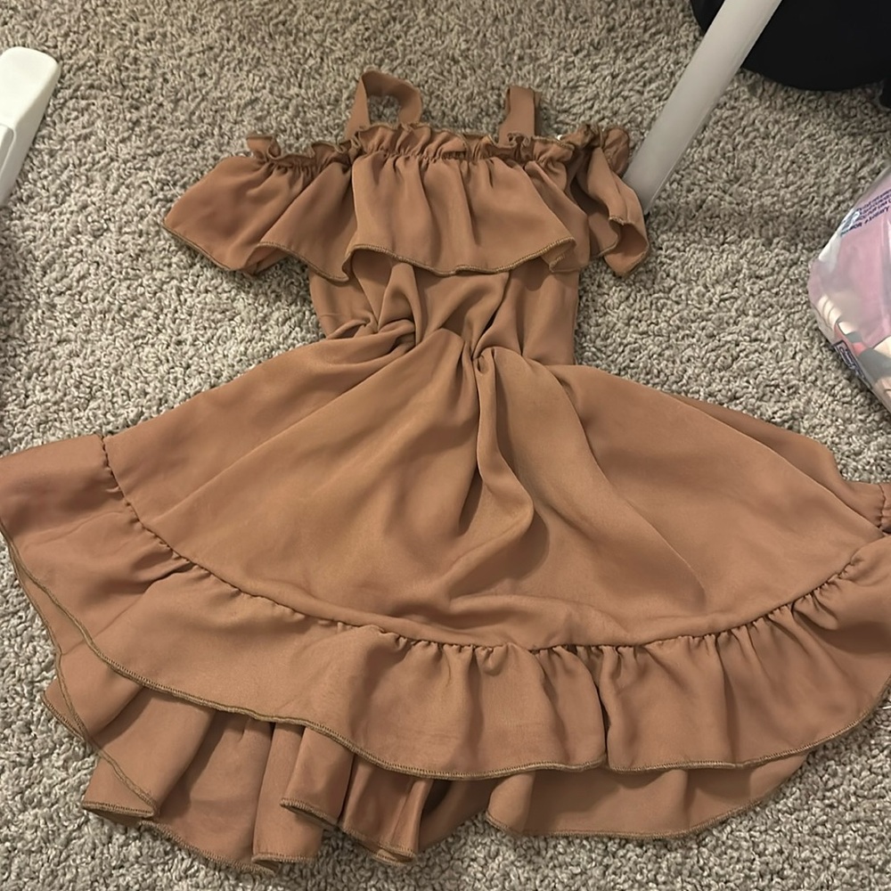 Toddler off shoulder dress